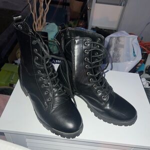 Dream Pairs Black Combat Boots